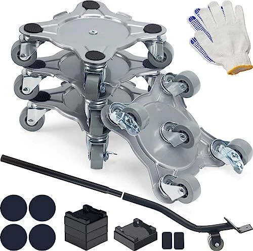 [2023] Heavy Duty Furniture Movers with 5 Wheels,Furniture Lift Mover Tool