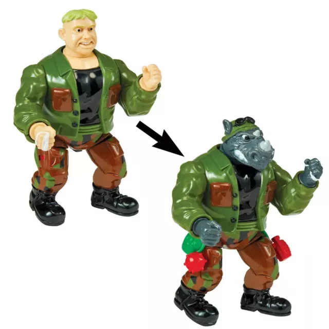 Teenage Mutant Ninja Turtles Classic Mutatin verwandel Figur: Rocksteady 3