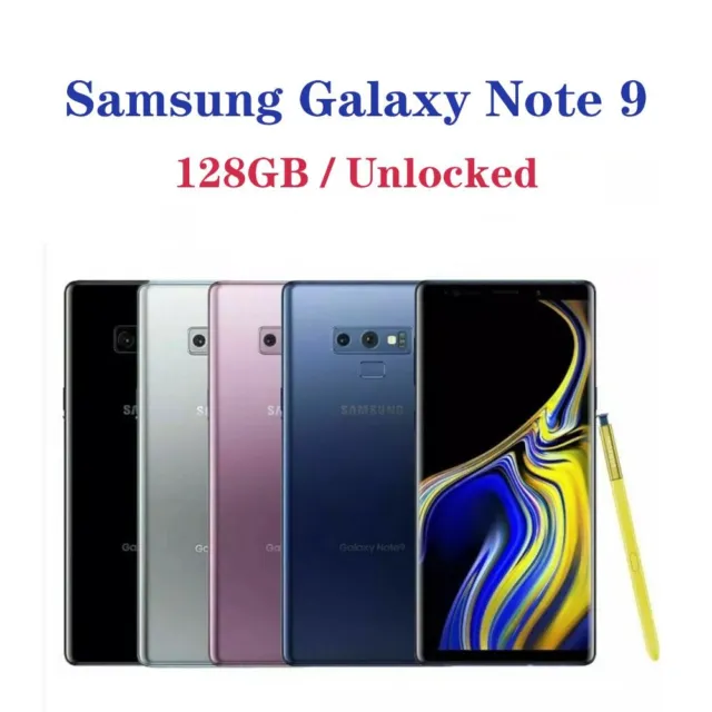 Samsung Galaxy Note 9 SM-N960U 128GB /512GB Factory Unlocked Smartphone Open Box