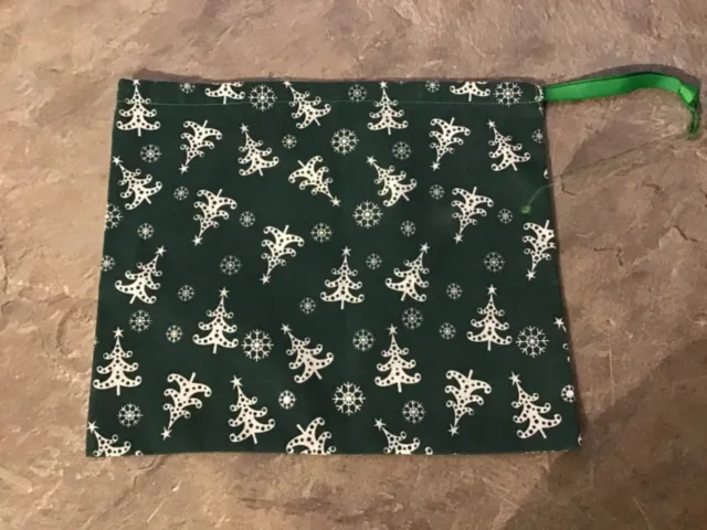 new Christmas Tree.fabric drawstring  bag/teacher resource/gift/store/KS1
