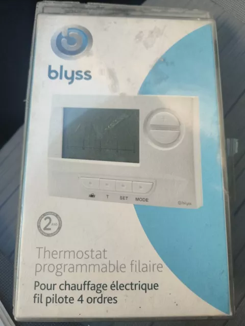 Thermostat programmable filaire Blyss