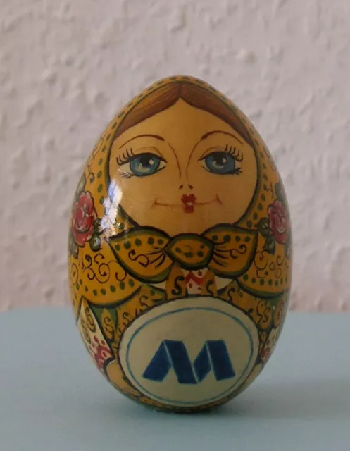 Matrjoschka. Matroschka. Babuschka! Einzelne Holzpuppe! SIGNIERT! SAMMLEROBJEKT!