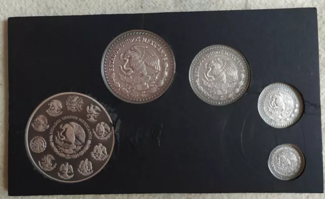 Colección De 5 Monedas Libertad Plata 999 2