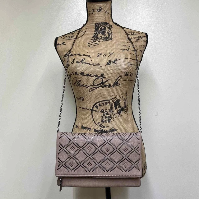 Urban Expressions New w/ Tags Fold Over Stud Purse Chain Crossbody Detachable