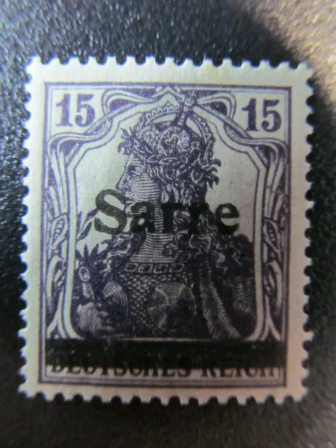 Saar Nr. 7c, 1920, postfrisch, BPP geprüft, Mi 50€ *SR213*