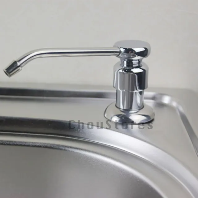 Brand New Stainless Steel Kitchen Sink Soap Dispenser Vessel Liquid Pump Solid