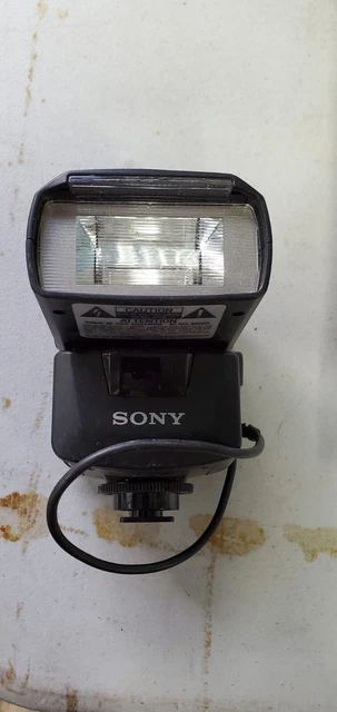 Sony HVLF1000 External Flash MVCCD500 DSCF717/V1/R1 Cameras HVL-F1000 UNTESTED