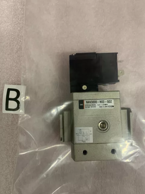 SMC NAV3000-N03-5DZ Soft Start Valve 24 VDC NAV3000N035DZ FREE SHIPPING!
