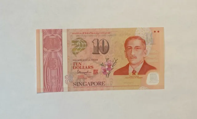 Singapore 10 Dollars 2015 P-58a Commemorative (Strong Families) UNC