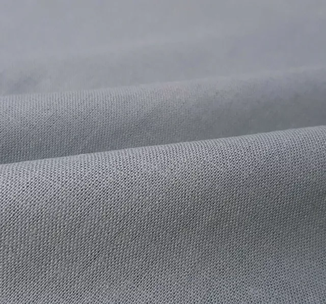LINEN RAYON BLEND Fabric Bty Gray Pewter 52