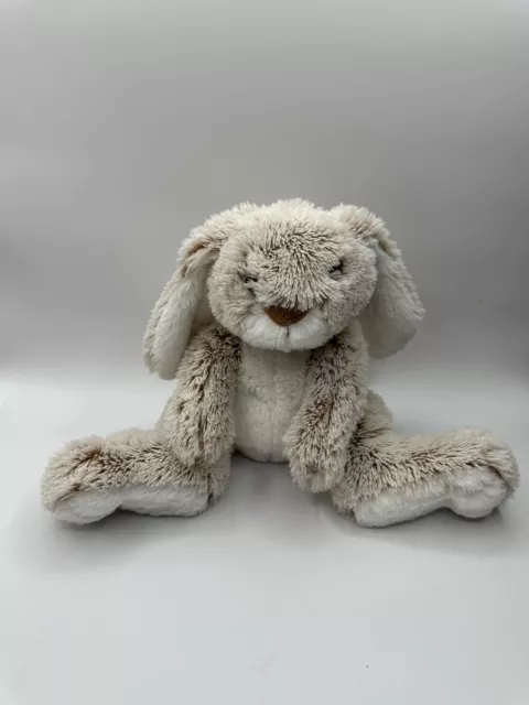 Melissa and Doug Plush Rabbit Bunny Frosted Brown Stuffed Animal Easter Toy 9"