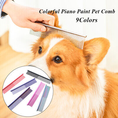 Pet Dog Puppy Cat Comb Brush Stainless Steel Hair Trimmer Grooming Flea Comb 2