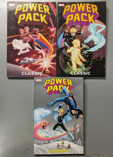 Marvel Power Pack Classic Vol 1 2 3 TPB Trade Paperback Set Complete Lot (1-26)
