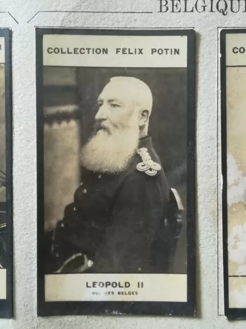 to353 FELIX POTIN 1er ALBUM 1902 Belgique Ro Léopold II