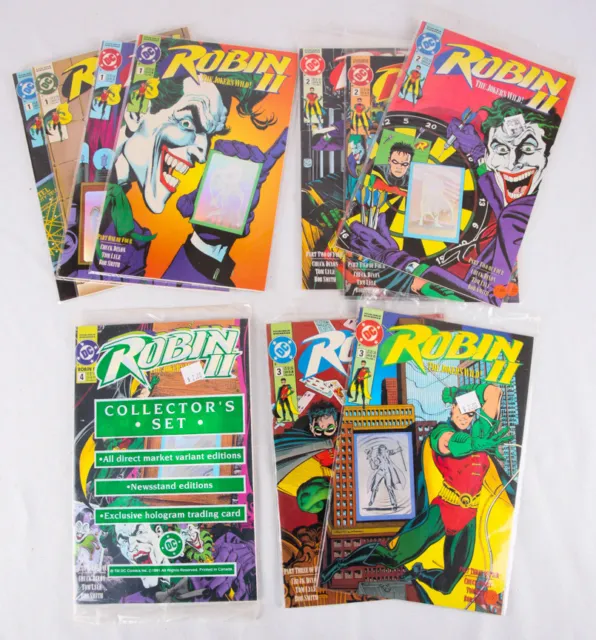 Robin II: The Joker's Wild, Complete 1-4 w Variants, Lot of 11, DC, VF to NM