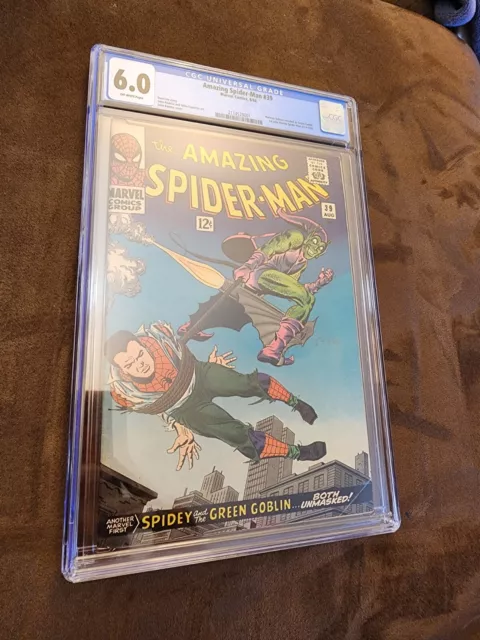 Amazing Spider-Man #39 CGC 6.0  1st John Romita ASM Goblin Revealed  Marvel 1966