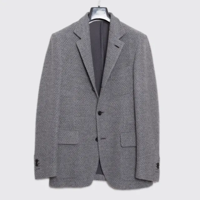 Corneliani Knitted Blazer Size 38 (EU48) Gray Adaptive Project