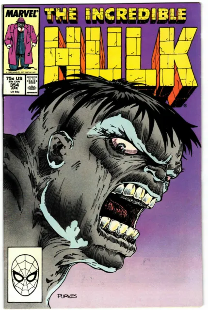 Incredible Hulk, The  #354 VFNM Marvel Comics April Apr 1989