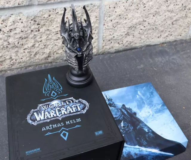 World Of Warcraft Arthas Helm Sideshow Collectibles Limited Edition 4000 Figure