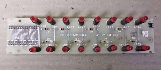 Simplex 562-169D 16 module DEL circuit imprimé alarme incendie