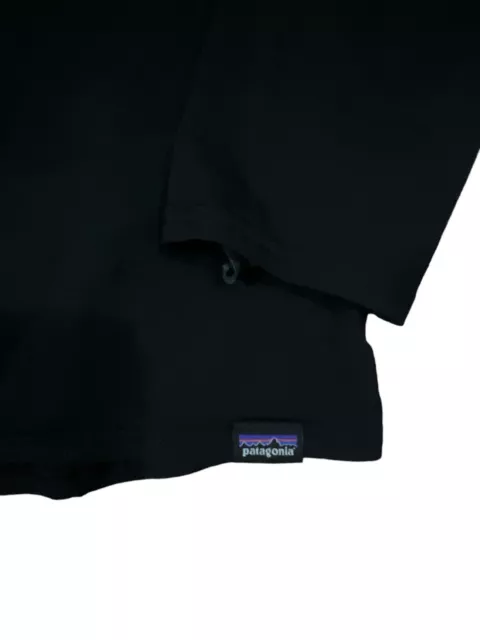 Patagonia Shirt LARGE black Base Layer Merino Wool Blend Pullover Daily 2