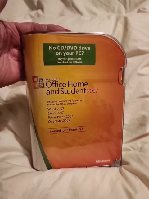 Microsoft Office 2007 Home & Student w/Product Key, Excel Word, PowerPoint Vguc