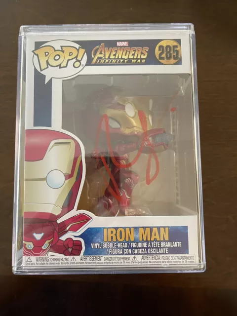 Robert Downey Jr. Signed Autographed Iron Man Infinity War Funko Pop 285  Coa