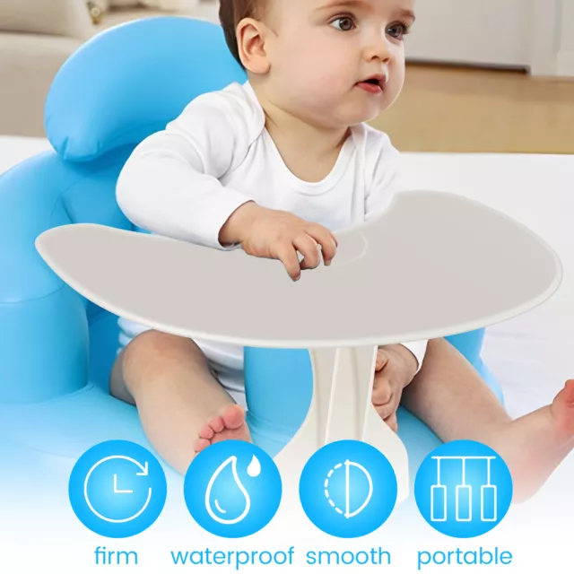 Baby Seat Replacement Tray Booster Seat Tray Portable Infant Bumbo Play-.- 2