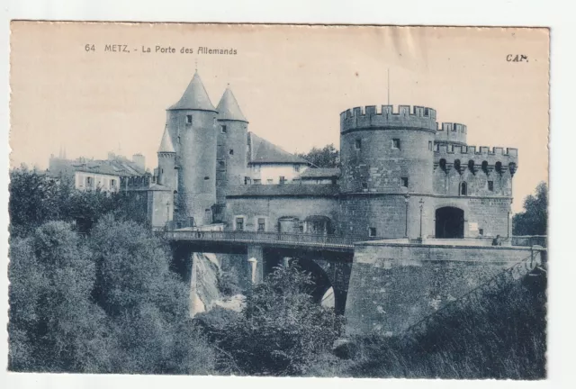 METZ - Moselle - CPA 57 - The doors - Gate of the Germans view No. 23 slim back