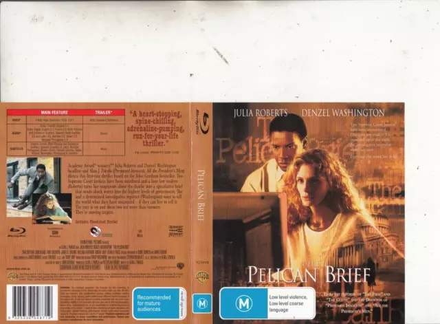The Pelican Brief-1993-[Julia Roberts]-Warner Bros Pic-Movie WBP-Blu Ray DVD