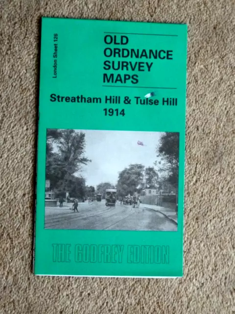 Old Ordnance Survey Maps - Streatham Hill & Tulse Hill 1914  - Alan Godfrey Maps