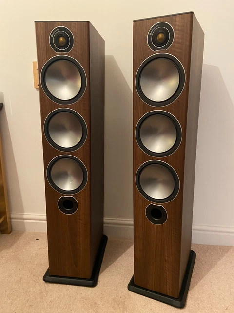 MONITOR AUDIO BRONZE 6 Floor Standing Speakers - Walnut £260.70 ...