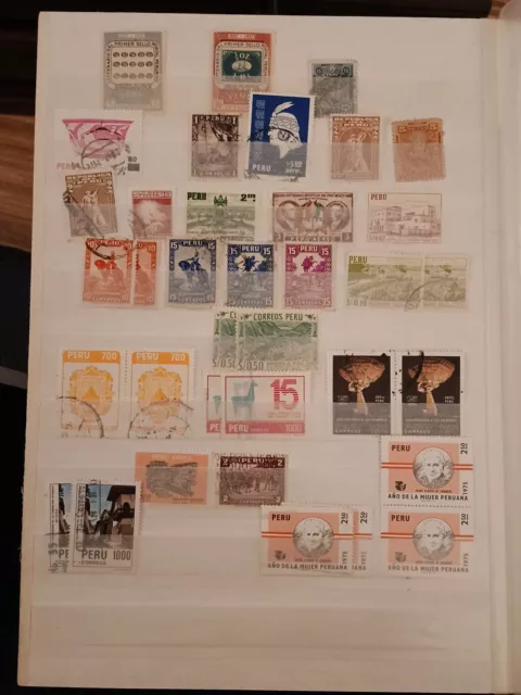 Peru Lot Briefmarken