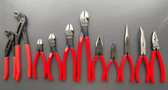 Knipex Seitenschneider Kabelschere Kombizange Flachrundzange Wasserpumpenzange