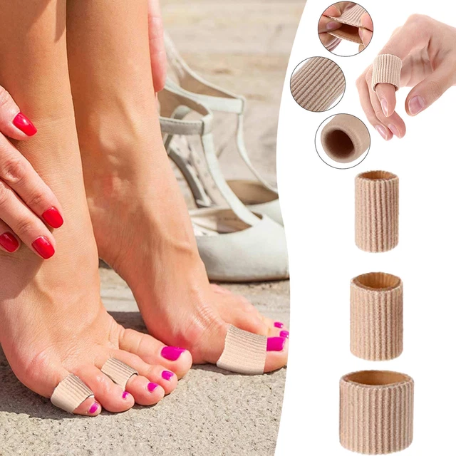 16 PCs Toe Cushion Tube Toe Tubes Sleeves Soft Gel Corn Pad Protectors