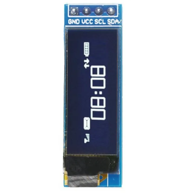 Options d'affichage bleu et blanc disponibles dans ce module OLED 0 91 pouces