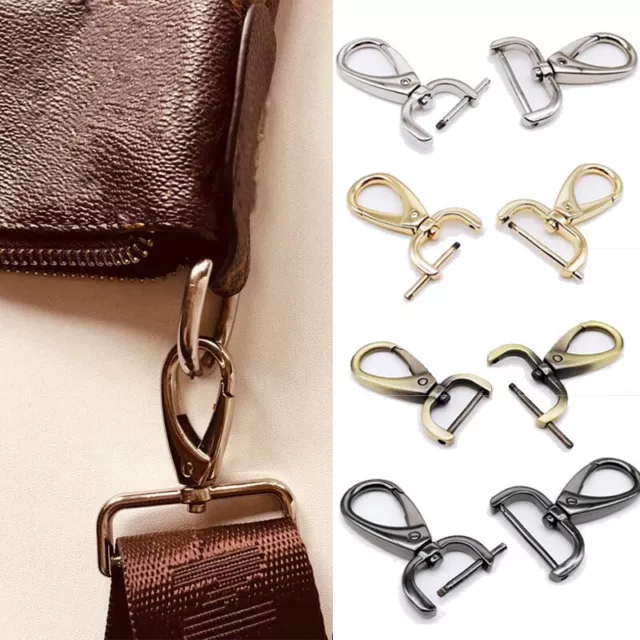 1pc Metal Detachable Snap Hook Trigger Clip Buckle For Leather Strap Belt Craft