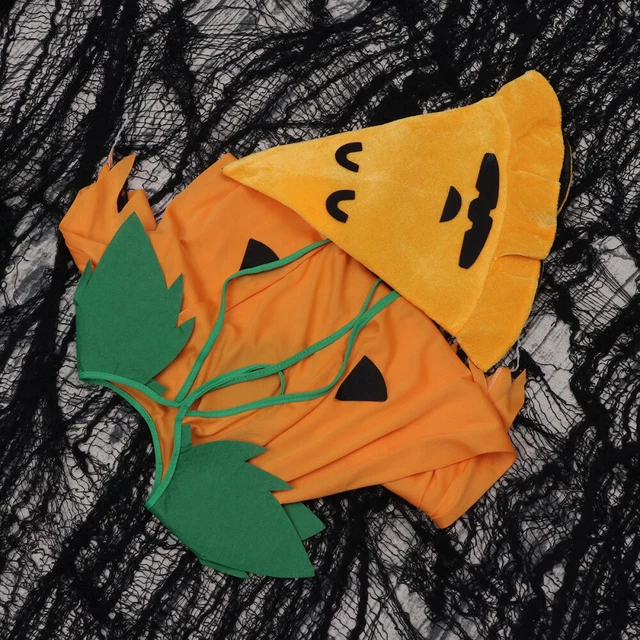 2 pz mantello strega zucca mantello strega Halloween mantello strega zucca trucco bambino