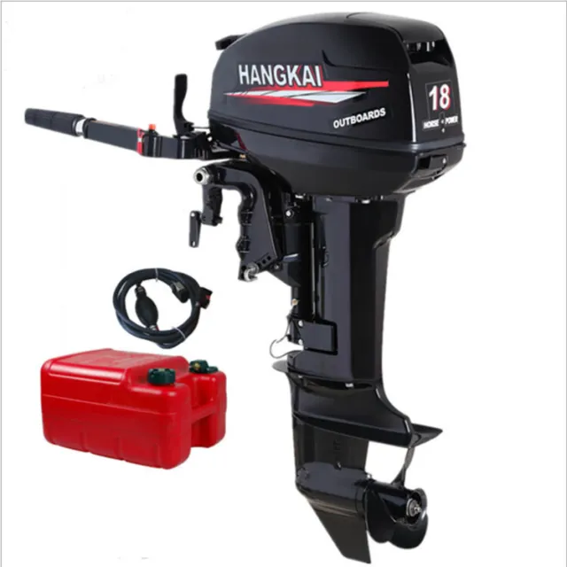 18HP 2 Stroke Outboard Motor 246cc Boat Engine Short Shaft &Water Cooling System