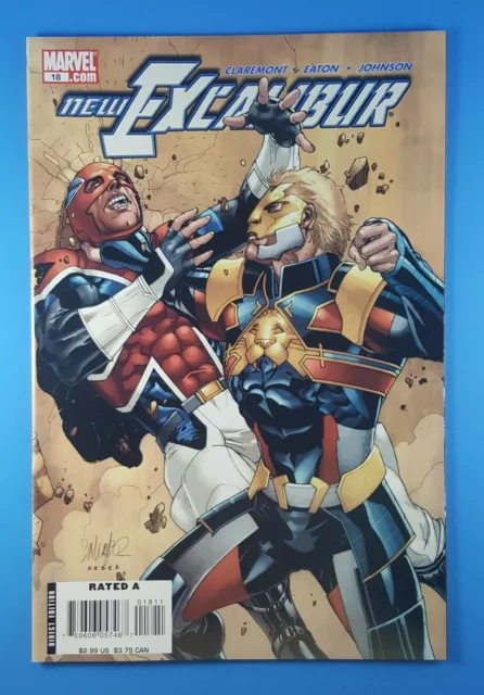 New Excalibur #18 Marvel Comics 2007 Chris Claremont X-Men Captain Prydain