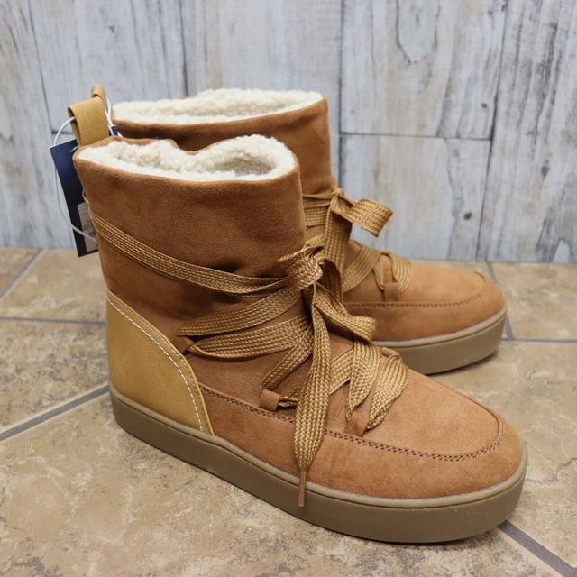 Universal Thread- Women's -Size 10- Birgitte Winter Boot Bootie Shoe Cognac New