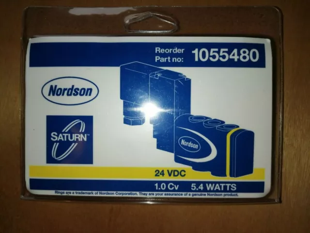 Nordson 1055480 Solenoide Saturn 24 VDC 1,5Cv 5,4 W Nordson 1055480 Solenoide Saturn 24 VDC 1,5Cv 5,4 W