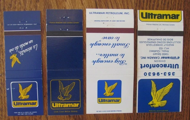 Ultramar Gas Station Matchbooks: Ultramar Petroleum (Montreal, Quebec) -F11