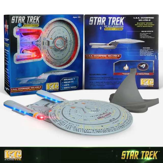 Star Trek U.S.S. Enterprise 1701-D – Enterprise Replica Bluetooth Speaker 3