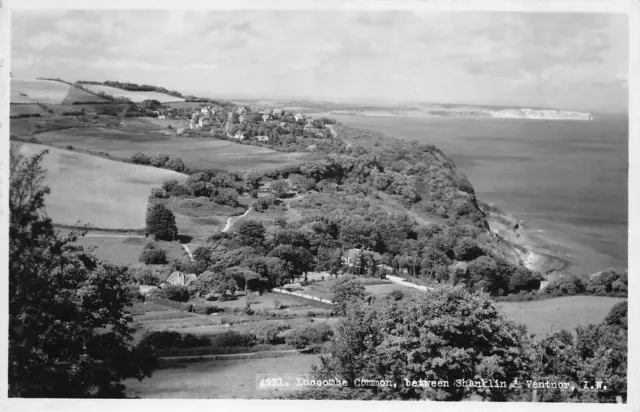 Lucombe Common between Shanklin & Ventnor IOW RP Postcard (E904)