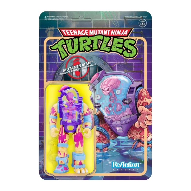Teenage Mutant Ninja Turtles Super7 ReAction Action Figure Wave 4 - Mutagen Man