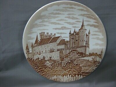 Vintage  70´S Plato Ceramica La Cartuja-Alcazar De Segovia-Promocion Yoplait