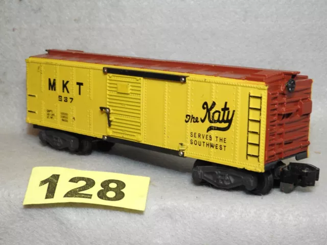 1950’S American Flyer S Gauge #937 Mkt Katy Boxcar Very Good Ready To Run -174