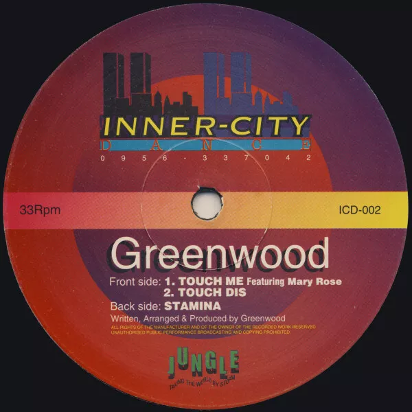 Greenwood - Touch Me / Touch Dis / Stamina, 12",  (Vinyl)