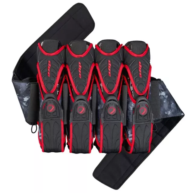 Dye Assault Pack PRO Harness 4+5 Dyecam Black/Red